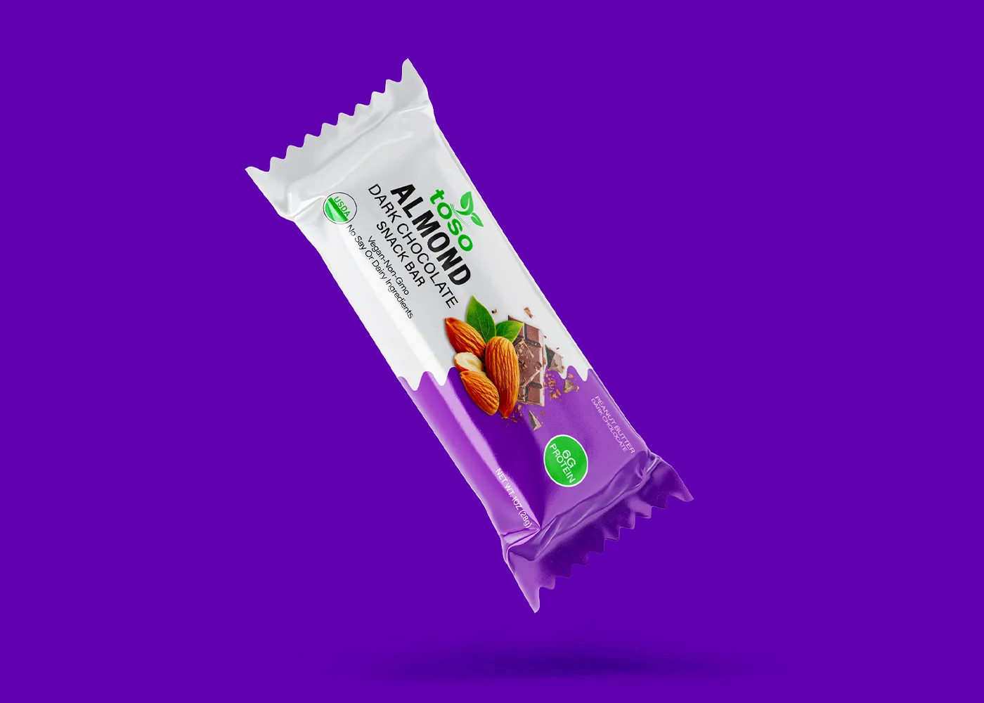 Almond Dark Chocolate Snack Bar
