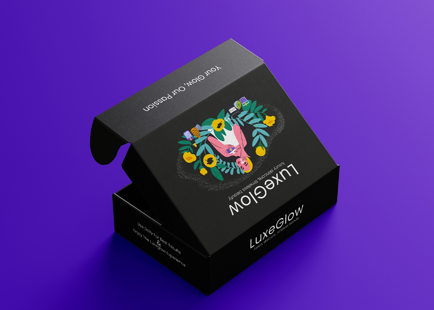 Custom Skincare Mailer Box Design