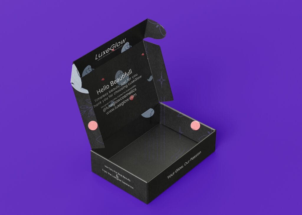 Custom Skincare Mailer Box Design