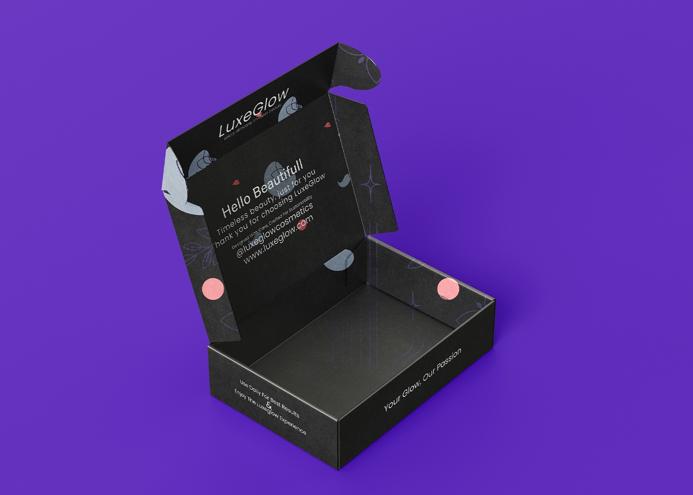 Custom Skincare Mailer Box Design
