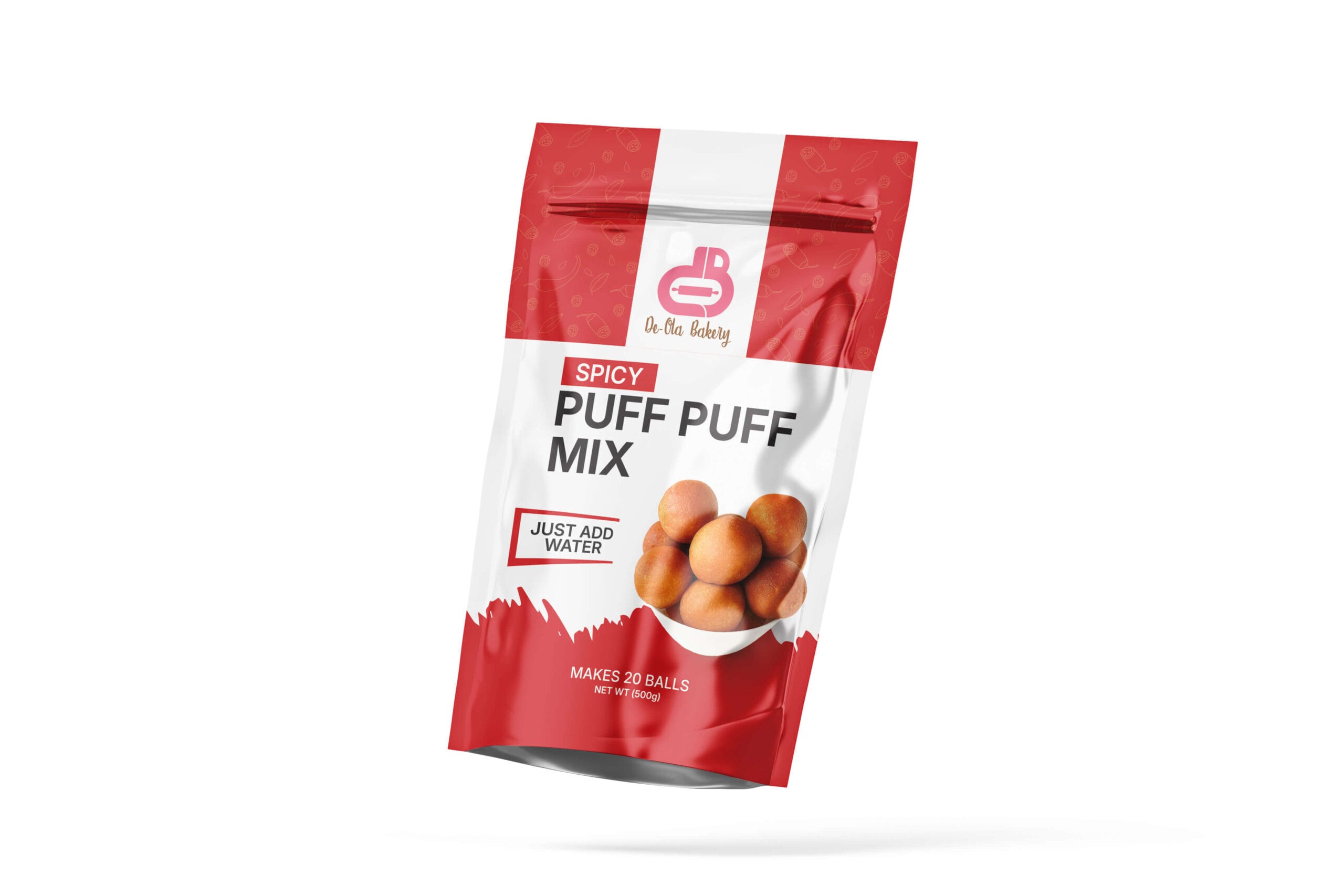 Instant Puff Puff Mix Pouch Packaging – Spicy & Regular