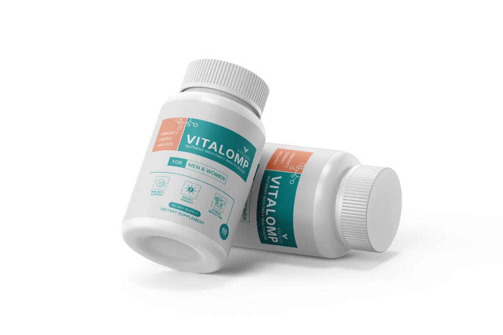 VITALOMP Supplement Label Design 