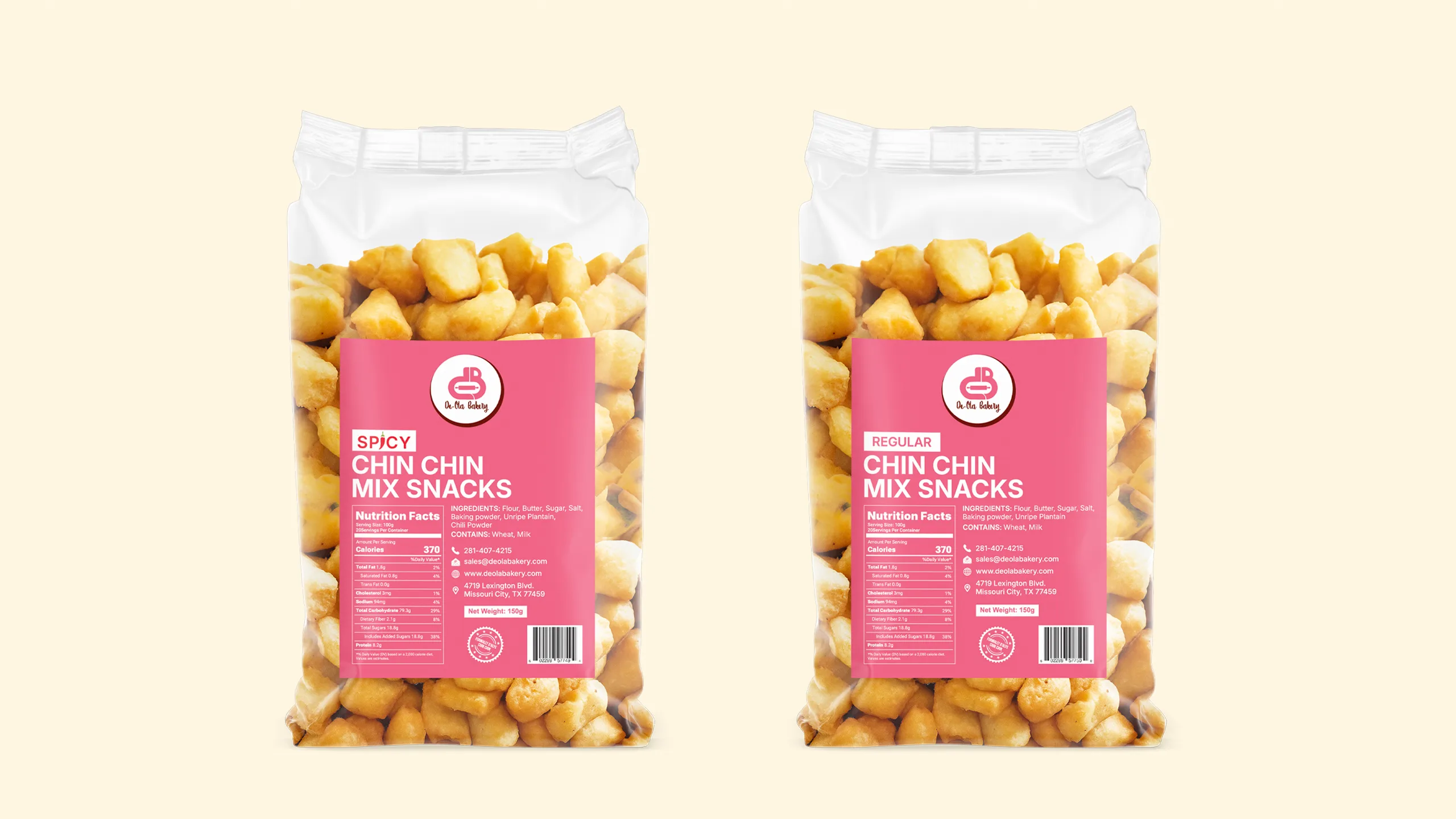Premium Chin Chin Mix Packaging