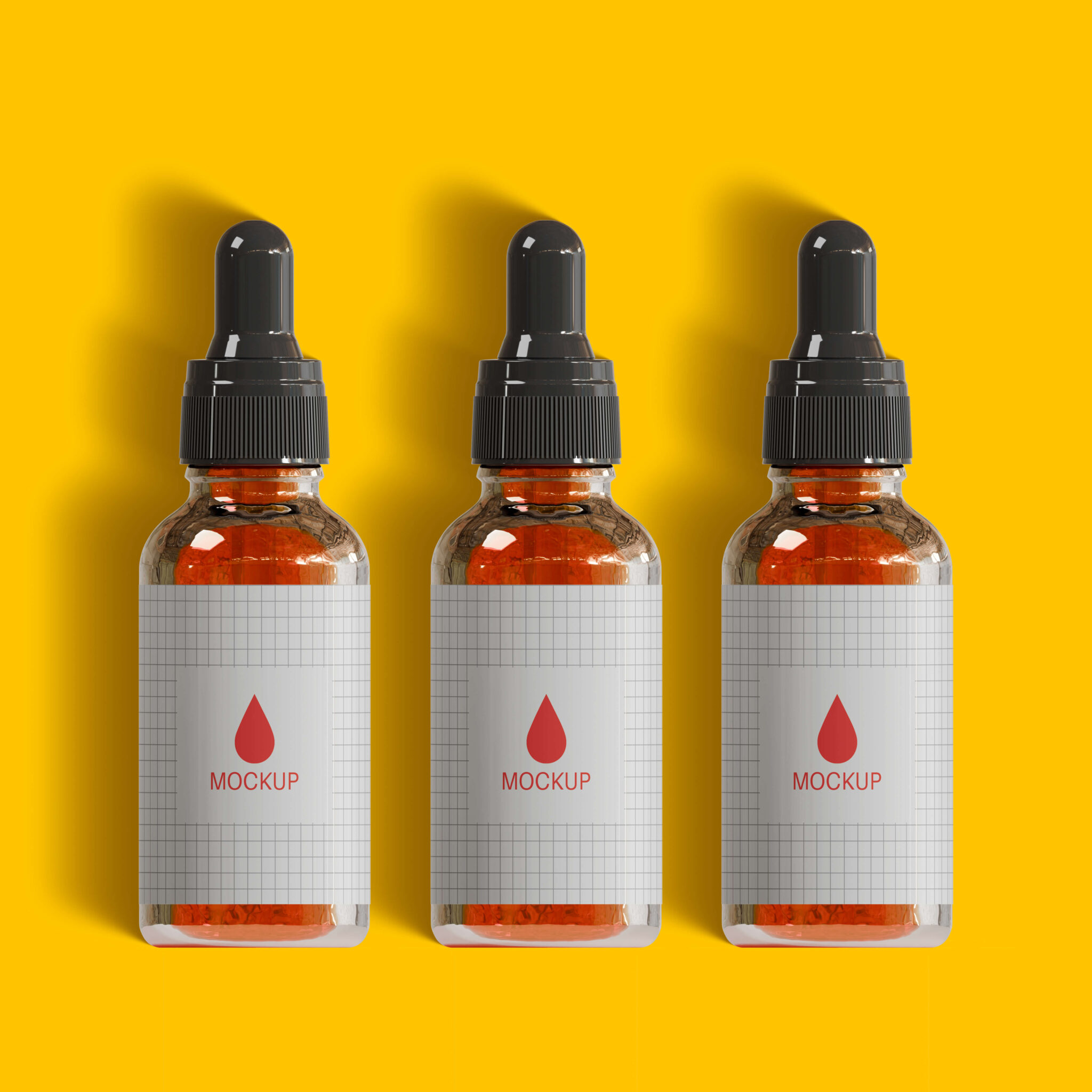 essential oil bottle mockup