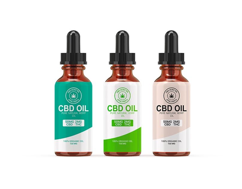 Elegant and Modern CBD Oil Label Design (6)0
