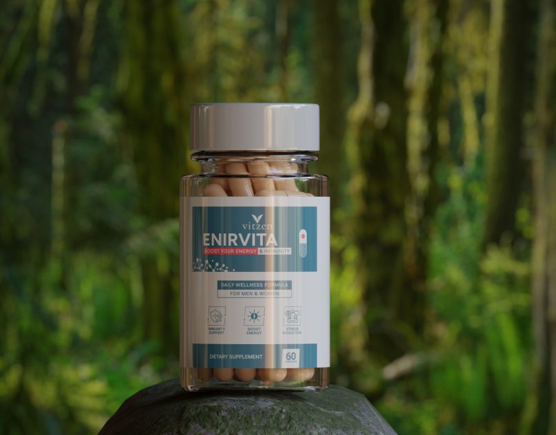 Enirvita Supplement Label Design