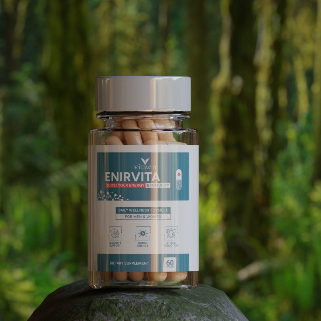 Enirvita Supplement Label Design