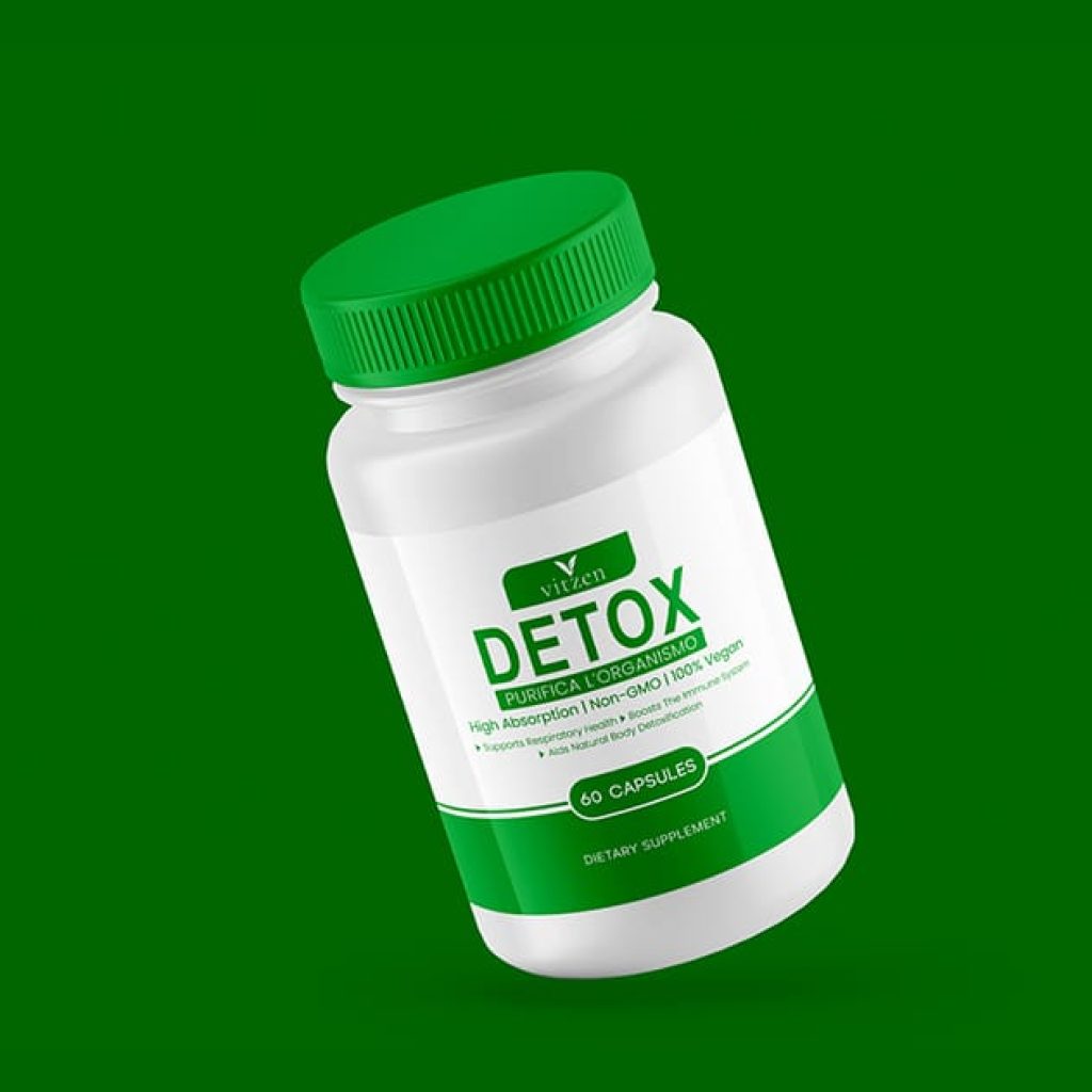Modern Detox Supplement Bottle Label Design01